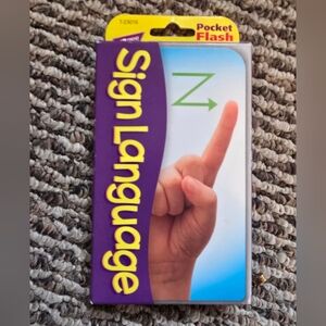 Sign Language Pocket Flash Cards